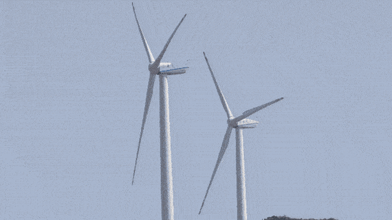風力發電機圖片動態圖，風力發電圖片高清
