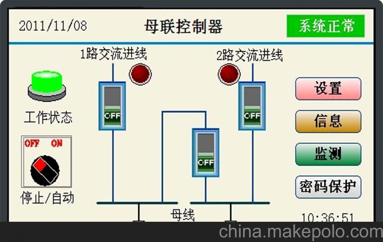 觸摸屏控制器面板，觸摸屏控制器原理圖